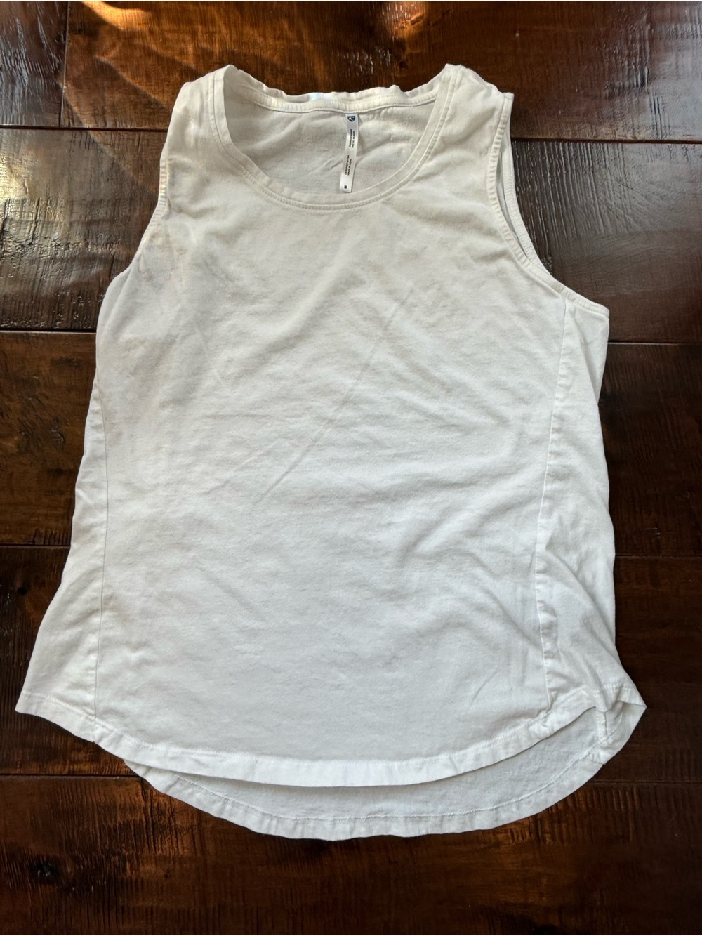 Kuhl White Scoop Neck Tank Top
